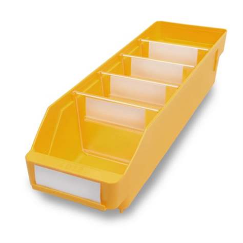 Regálový box RackBox, 400 x 120 x 95 mm, barva žlutá