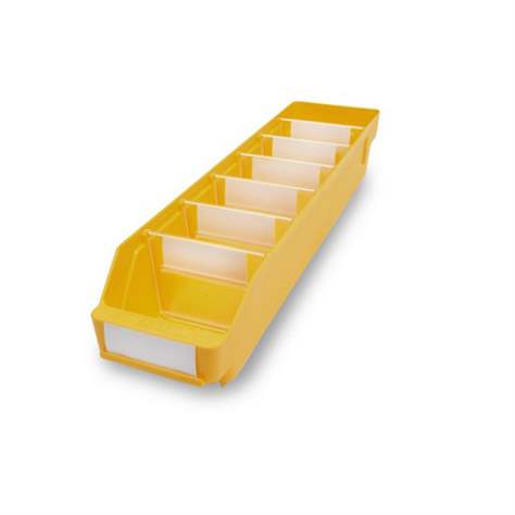 Regálový box RackBox, 500 x 120 x 95 mm, barva žlutá