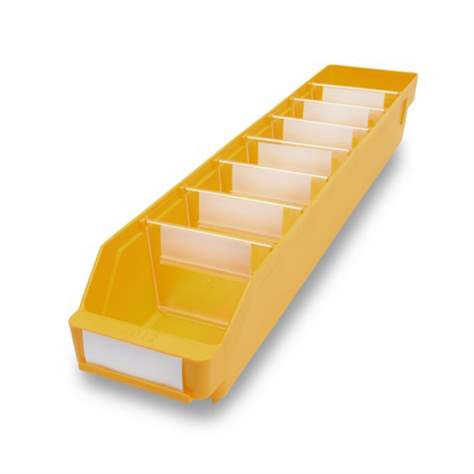 Regálový box RackBox, 600 x 120 x 95 mm, barva žlutá