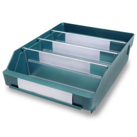 Regalkasten RackBox, 300x240x95 mm, Farbe grün