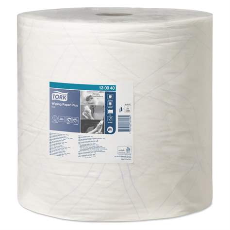 Putzpapierrolle TORK Industrial Plus, Weiß, Länge 510 m, Breite 369 mm - TORK