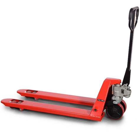 Neštandardný nízkozdvižný paletový vozík, dĺžka vidlíc 2000 mm, nosnosť 1500 kg, kolieska polyuretán