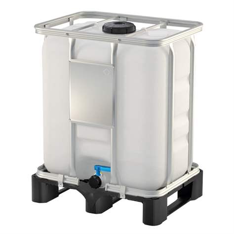 IBC kontejner 300 l, s UN homologací, na plastové paletě