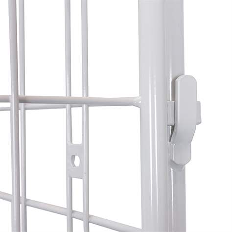 Etagenwagen VARIOfit mit 2 Stirnwänden, Höhe 1780 mm, 4 Etagen 850x500 mm, Tragfähigkeit 400 kg, Farbe Lichtgrau RAL7035 /Platte Grau - Cordes - Bild2