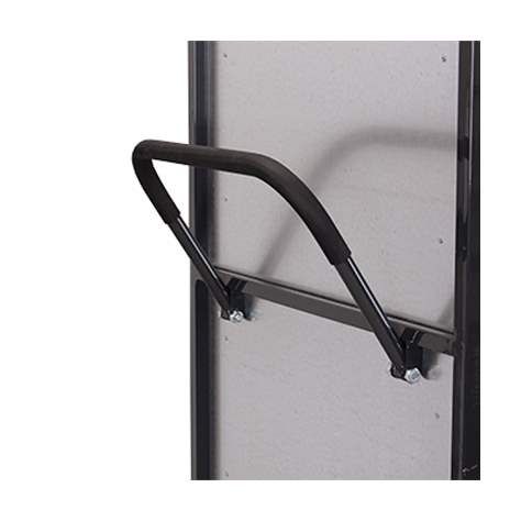 Schrankwagen VARIOfit mit 5 Etagen, Stahlblechwände verzinkt, 1045 x 685 mm, Tragfähigkeit 500 kg, Farbe Anthrazit RAL7016 /Platte Grau - Cordes - Bild3