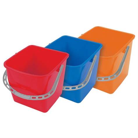 Galeată din material plastic capacitate 25 l, culoare albastră - imagine2