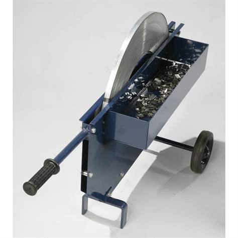 Cărucior – dispozitiv mobil derulare bandă metalică, pentru lățime bandă 25 - 32 mm - imagine3