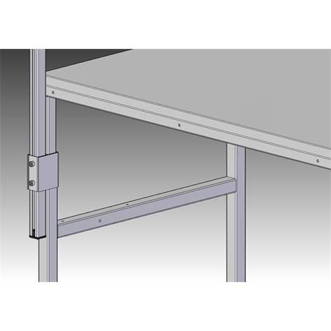 Stâlp de susținere de bază tip picior de masă KLASIK, înălțime 1600-2200 mm, 2 buc. - Kovona Lysa nad Labem - imagine2
