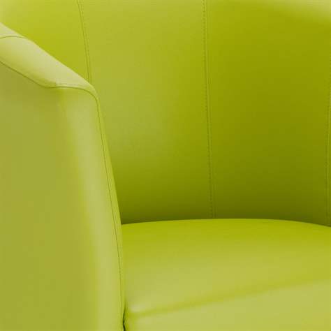 Fotoliu CLUB 1 loc, înlocuitor de piele - roșie - Nowy Styl Group - imagine8