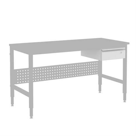 ESD kontejner podvěsný, 1 zásuvka, š x h x v: 400x540x157 mm - obrázek4