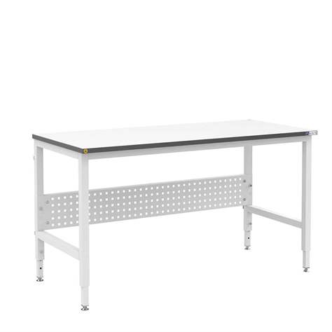 ESD-Arbeitstisch ALFA, höhenverstellbar, 1800 x 700 mm
