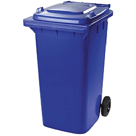 testimony copy Anesthetic EMPORO - Dvojkoliesková nádoba na odpad plastová, objem 240 l, modrá