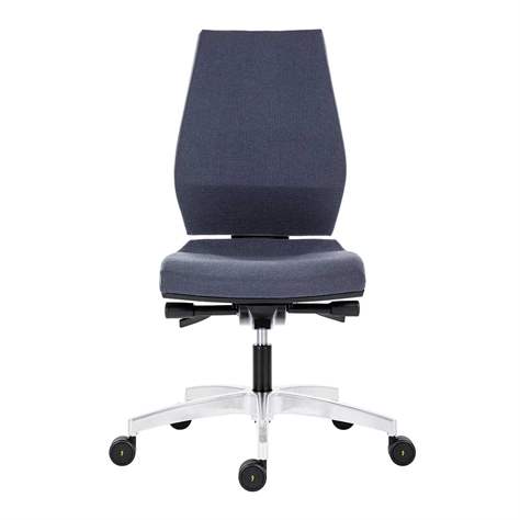 ESD Drehstuhl Motion, drehbar, mit Rädern, Farbe grau - Bild4