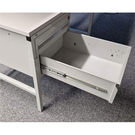 Banc de lucru atelier KLASIK cu box container, Lxl 1500x900 mm - Kovona Lysa nad Labem - imagine2