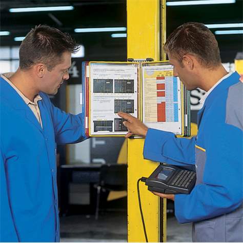 Magnetischer Halter mit 5 Klarsichttafeln, mehrfarbig - TARIFOLD (OFFICELINE) - Bild2