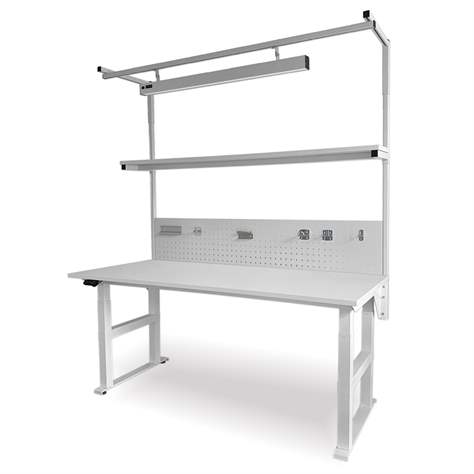 Arbeitstisch ERGOMASTER, elektrische Höhenverstellung, Breite x Tiefe 1800x800 mm - Bild4