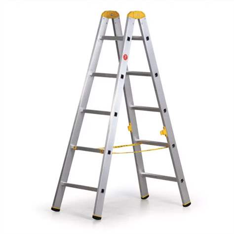 Sprossen-Stehleiter, 2 x 5 Sprossen - Alve