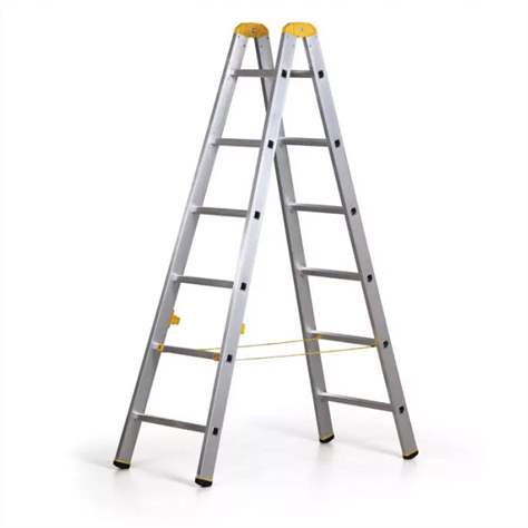 Sprossen-Stehleiter, 2 x 6 Sprossen - Alve