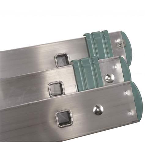 Dreiteilige Alu-Mehrzweckleiter, Standard-Ausführung, 3 x 9 Sprossen - Alve - Bild3