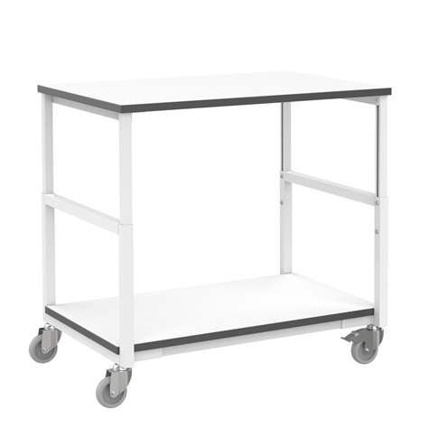 ESD Tischwagen, Ladefläche 1000 x 700 mm, Traglast 150 kg