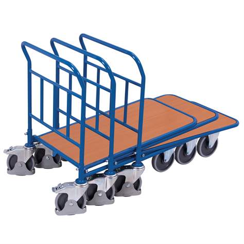 CC-wagen VARIOfit mit Schiebebügel, 1030 x 700 mm, Tragfähigkeit 500 kg - Cordes - Bild2