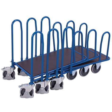 CC-wagen VARIOfit mit 4 Seitenbügel für Langgut, 1030 x 647 mm, Tragfähigkeit 500 kg - Cordes - Bild2