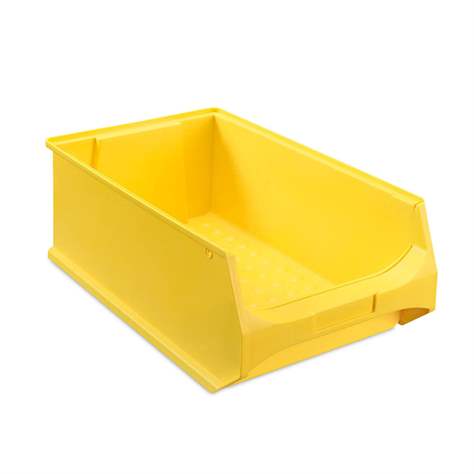 Plastový zásobník STORAGE, 500 x 300 x 200 mm, barva žlutá