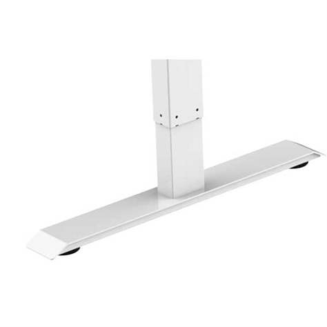 Fuß-Gestell, elektrisch höhenverstellbar 710-1210 mm, Farbe Silbergrau - Bild3