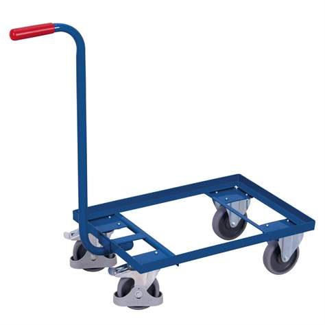 Fahrgestell VARIOfit für Behälter mit Griff, Ladefläche offen, 615 x 415 mm, Tragfähigkeit 250 kg - Cordes