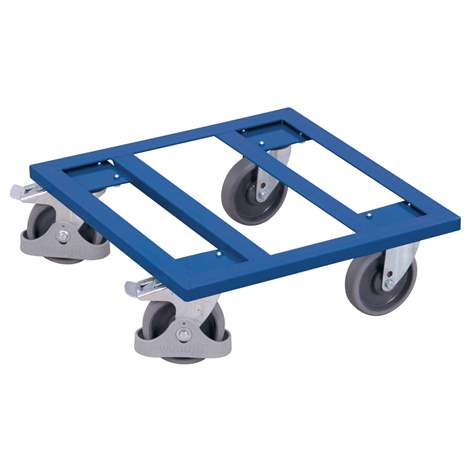 Přepravní podvozek 500 x 500 mm, nosnost 400 kg, otevřený rám - Cordes