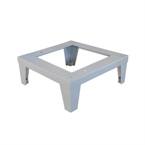 Sokl s nožičkami pro skříň na výměnu pracovních oděvů, šířka 400 mm, barva šedá RAL7035 - Malow