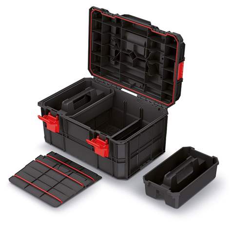 Werkzeugkoffer X BLOCK PRO 30, schwarz, 546x380x307 mm - Bild2