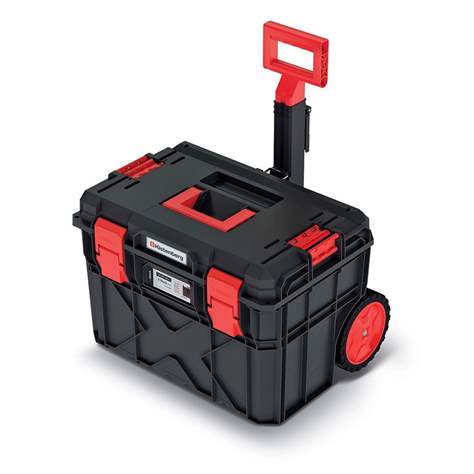 Werkzeugkoffer mit Transporträder X BLOCK PRO 40, schwarz, 546x380x400 mm