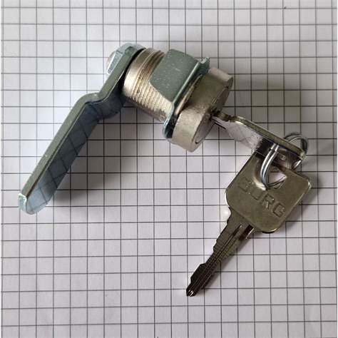 Încuietoare tip butuc cilindric Burg inclusiv 2 chei - Malow