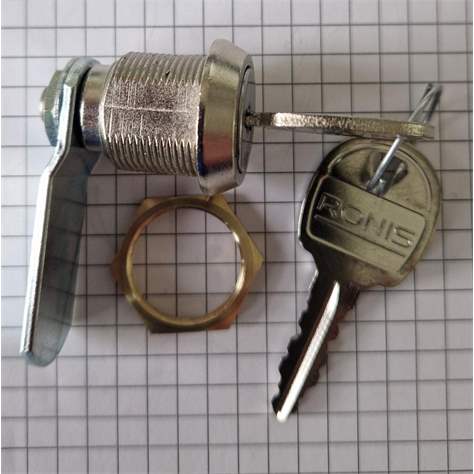 Încuietoare tip butuc cilindric RONIS 25300 inclusiv 2 chei pentru dulap - Malow