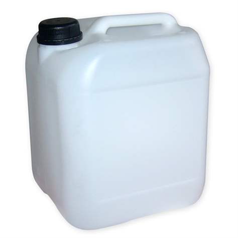 Bidon tip canistră din polietilenă, capacitate 5 l, alb