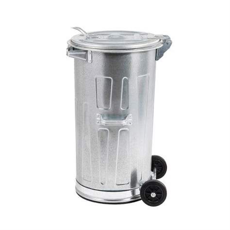 Fahrgestell für verzinkte Mülltonne 110l - Bild2