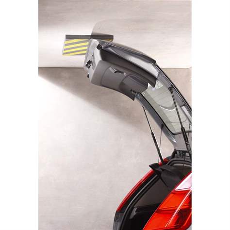 Bandă de protecție, autoadezivă, Lxlăț.xH: 500 x 250 x 50 mm, culoare galben-negru, unitate de ambalare - 2 buc. - imagine4