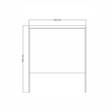 Nástavec pro skříňku s pultem, magnetický a popisovatelný - Kovona Lysa nad Labem - obrázek3