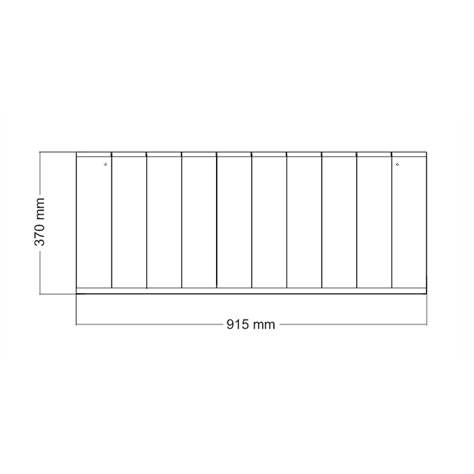 Regal mit Trennwänden, hängend an der Lochblechwand - Kovona Lysa nad Labem - Bild3