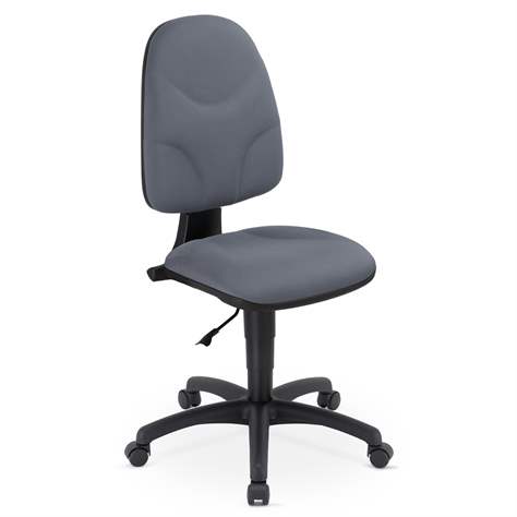 Bürodrehstuhl WEBST@R, Stoffbezug Sempre, Farbe lichtgrau, Rahmenkonstruktion schwarz - Nowy Styl Group