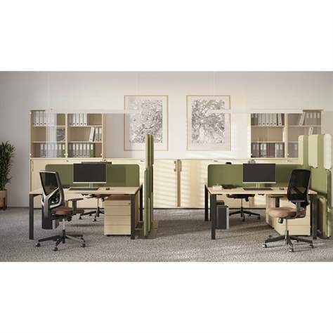 Bürodrehstuhl NEXTER, Netz-Rückenlehne, Sitzbezug dunkelgrau, Rahmenkonstruktion schwarz - Nowy Styl Group - Bild9