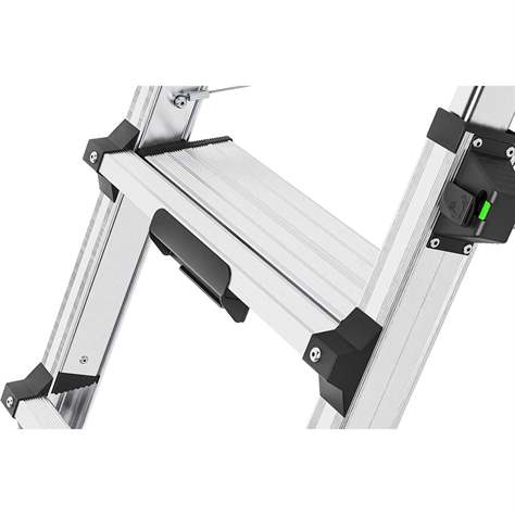 Die Alu-Teleskop-Doppelstufenleiter, Plattformhöhe max. 1,43 m - Bild4