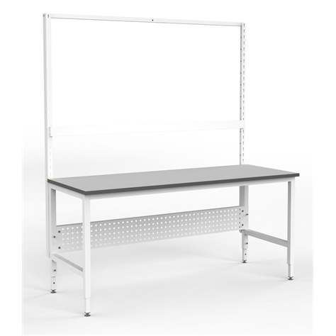 Kunststoffbox-Halte-Leiste 1200 mm, Traglast 10 kg - Bild3