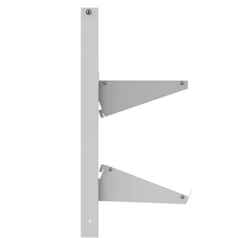 ESD Fachboden, Metall, neigungsverstellbar, Tragfähigkeit 20 kg, 300x1800 mm - Bild3