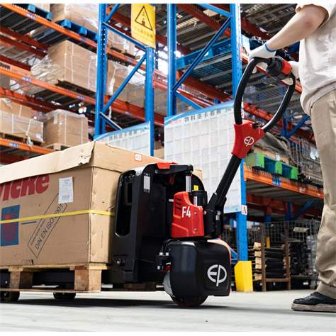 Paletthubwagen mit elektrischem Hub und Fahrwerk EP F4, Tragfähigkeit 1500 kg - Bild2