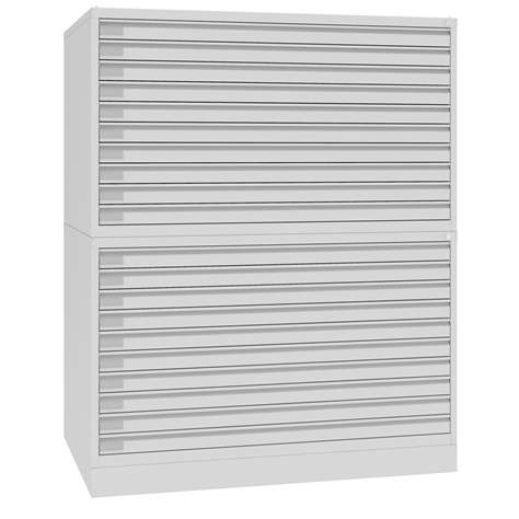 Soclu din tablă 100 mm pentru dulap pentru proiecte format A1, culoare bej RAL1015 - Malow - imagine3