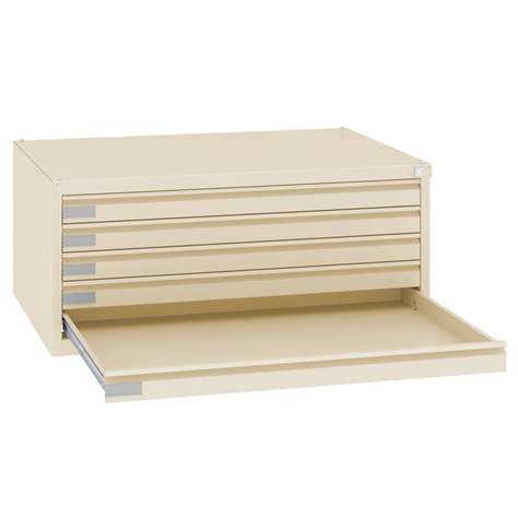 Dulap arhivare desene și planșe, armat, 5 sertare, format A1, culoare bej RAL1015 - Malow