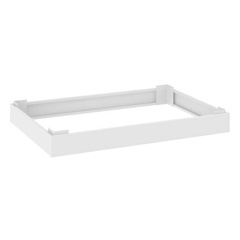 Soclu din tablă 100 mm pentru dulap pentru proiecte format A1, culoare albă RAL9010 - Malow