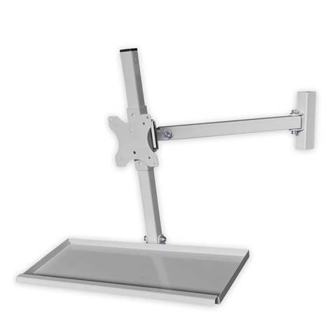 Monitor- und Tastaturhalterung (VESA), verstellbar, Farbe RAL7035 - Kovona Lysa nad Labem